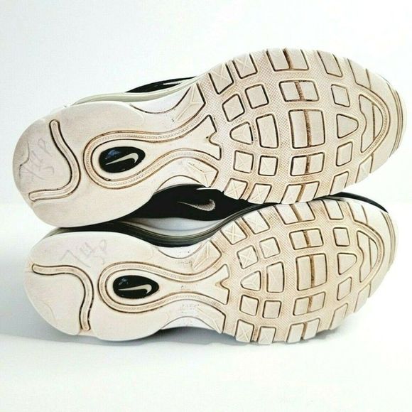 Nike Air Max 97 Men's Shoes Size 6 Triple Black Lace Up Sneakers 921826-001 - Picture 6 of 12